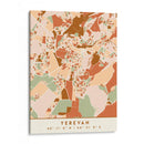 Yerevan, Mapas negros Tonos tierra 94 - Emiliano Deificus | Cuadro decorativo de Canvas Lab