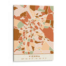 Vienna, Mapas negros Tonos tierra 92 - Emiliano Deificus | Cuadro decorativo de Canvas Lab