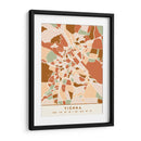 Vienna, Mapas negros Tonos tierra 92 - Emiliano Deificus | Cuadro decorativo de Canvas Lab