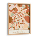 Vienna, Mapas negros Tonos tierra 92 - Emiliano Deificus | Cuadro decorativo de Canvas Lab