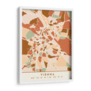 Vienna, Mapas negros Tonos tierra 92 - Emiliano Deificus | Cuadro decorativo de Canvas Lab