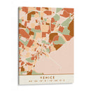 Venecia, Mapas negros Tonos tierra 91 - Emiliano Deificus | Cuadro decorativo de Canvas Lab
