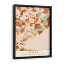 Venecia, Mapas negros Tonos tierra 91 - Emiliano Deificus | Cuadro decorativo de Canvas Lab