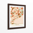Venecia, Mapas negros Tonos tierra 91 - Emiliano Deificus | Cuadro decorativo de Canvas Lab