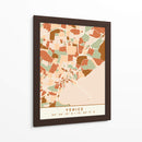 Venecia, Mapas negros Tonos tierra 91 - Emiliano Deificus | Cuadro decorativo de Canvas Lab