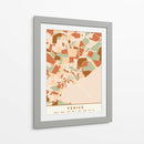 Venecia, Mapas negros Tonos tierra 91 - Emiliano Deificus | Cuadro decorativo de Canvas Lab