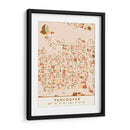 Vancouver, Mapas negros Tonos tierra 90 - Emiliano Deificus | Cuadro decorativo de Canvas Lab