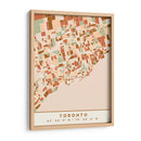 Toronto, Mapas negros Tonos tierra 89 - Emiliano Deificus | Cuadro decorativo de Canvas Lab