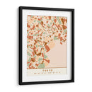 Tokio, Mapas negros Tonos tierra 88 - Emiliano Deificus | Cuadro decorativo de Canvas Lab