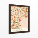 Tokio, Mapas negros Tonos tierra 88 - Emiliano Deificus | Cuadro decorativo de Canvas Lab