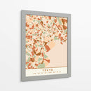 Tokio, Mapas negros Tonos tierra 88 - Emiliano Deificus | Cuadro decorativo de Canvas Lab