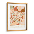 Taipei, Mapas negros Tonos tierra 85 - Emiliano Deificus | Cuadro decorativo de Canvas Lab
