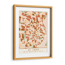 Saint Louis, Mapas negros Tonos tierra 82 - Emiliano Deificus | Cuadro decorativo de Canvas Lab