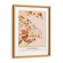 Shanghai, Mapas negros Tonos tierra 80 - Emiliano Deificus | Cuadro decorativo de Canvas Lab