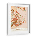 Shanghai, Mapas negros Tonos tierra 80 - Emiliano Deificus | Cuadro decorativo de Canvas Lab