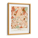 Seoul, Mapas negros Tonos tierra 79 - Emiliano Deificus | Cuadro decorativo de Canvas Lab