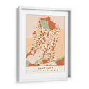 Santiago, Mapas negros Tonos tierra 76 - Emiliano Deificus | Cuadro decorativo de Canvas Lab