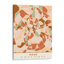 Roma, Mapas negros Tonos tierra 72 - Emiliano Deificus | Cuadro decorativo de Canvas Lab