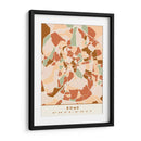 Roma, Mapas negros Tonos tierra 72 - Emiliano Deificus | Cuadro decorativo de Canvas Lab