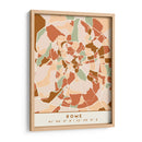 Roma, Mapas negros Tonos tierra 72 - Emiliano Deificus | Cuadro decorativo de Canvas Lab