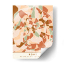 Roma, Mapas negros Tonos tierra 72 - Emiliano Deificus | Cuadro decorativo de Canvas Lab