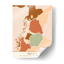 Quito, Mapas negros Tonos tierra 70 - Emiliano Deificus | Cuadro decorativo de Canvas Lab
