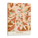 Praga, Mapas negros Tonos tierra 69 - Emiliano Deificus | Cuadro decorativo de Canvas Lab