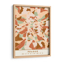 Praga, Mapas negros Tonos tierra 69 - Emiliano Deificus | Cuadro decorativo de Canvas Lab