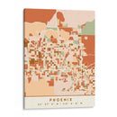 Fenix, Mapas negros Tonos tierra 66 - Emiliano Deificus | Cuadro decorativo de Canvas Lab