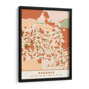 Fenix, Mapas negros Tonos tierra 66 - Emiliano Deificus | Cuadro decorativo de Canvas Lab