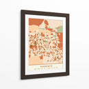 Fenix, Mapas negros Tonos tierra 66 - Emiliano Deificus | Cuadro decorativo de Canvas Lab