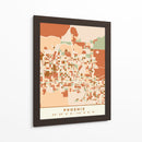 Fenix, Mapas negros Tonos tierra 66 - Emiliano Deificus | Cuadro decorativo de Canvas Lab