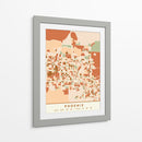 Fenix, Mapas negros Tonos tierra 66 - Emiliano Deificus | Cuadro decorativo de Canvas Lab