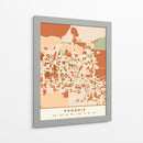 Fenix, Mapas negros Tonos tierra 66 - Emiliano Deificus | Cuadro decorativo de Canvas Lab