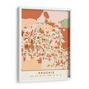 Fenix, Mapas negros Tonos tierra 66 - Emiliano Deificus | Cuadro decorativo de Canvas Lab