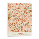 Paris, Mapas negros Tonos tierra 64 - Emiliano Deificus | Cuadro decorativo de Canvas Lab