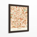 Paris, Mapas negros Tonos tierra 64 - Emiliano Deificus | Cuadro decorativo de Canvas Lab