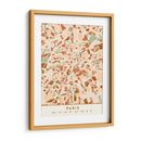 Paris, Mapas negros Tonos tierra 64 - Emiliano Deificus | Cuadro decorativo de Canvas Lab