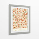 Paris, Mapas negros Tonos tierra 64 - Emiliano Deificus | Cuadro decorativo de Canvas Lab