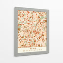 Paris, Mapas negros Tonos tierra 64 - Emiliano Deificus | Cuadro decorativo de Canvas Lab