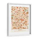 Paris, Mapas negros Tonos tierra 64 - Emiliano Deificus | Cuadro decorativo de Canvas Lab