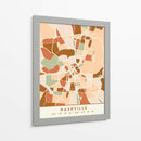 Nasvhille, Mapas negros Tonos tierra 59 - Emiliano Deificus | Cuadro decorativo de Canvas Lab