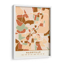 Nasvhille, Mapas negros Tonos tierra 59 - Emiliano Deificus | Cuadro decorativo de Canvas Lab