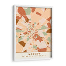 Moscu, Mapas negros Tonos tierra 56 - Emiliano Deificus | Cuadro decorativo de Canvas Lab