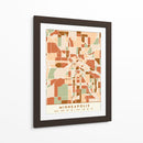 Minneapolis, Mapas negros Tonos tierra 55 - Emiliano Deificus | Cuadro decorativo de Canvas Lab