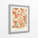 Minneapolis, Mapas negros Tonos tierra 55 - Emiliano Deificus | Cuadro decorativo de Canvas Lab