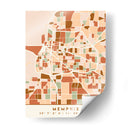 Memphis, Mapas negros Tonos tierra 51 - Emiliano Deificus | Cuadro decorativo de Canvas Lab