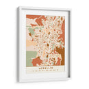 Medellin, Mapas negros Tonos tierra 49 - Emiliano Deificus | Cuadro decorativo de Canvas Lab