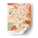 Medellin, Mapas negros Tonos tierra 49 - Emiliano Deificus | Cuadro decorativo de Canvas Lab