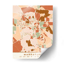 Marrakech, Mapas negros Tonos tierra 47 - Emiliano Deificus | Cuadro decorativo de Canvas Lab